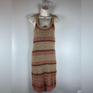 Ralph Lauren Sleeveless striped Sweater Dress Linen Blend Size XS